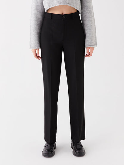 Women's Standard Fit Straight Trousers