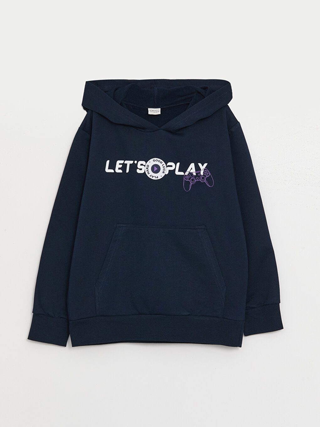 Printed Long Sleeve Boys Hoodie