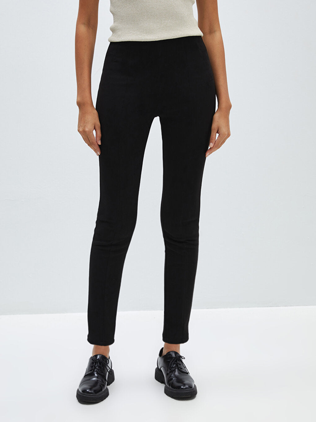 Women's Leggings Trousers with Elastic Waist