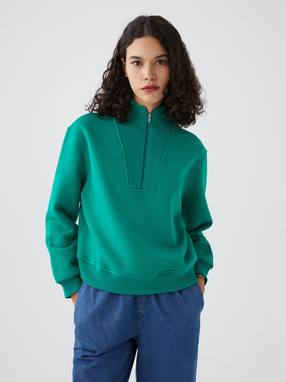 Zippered Women's Sweatshirt