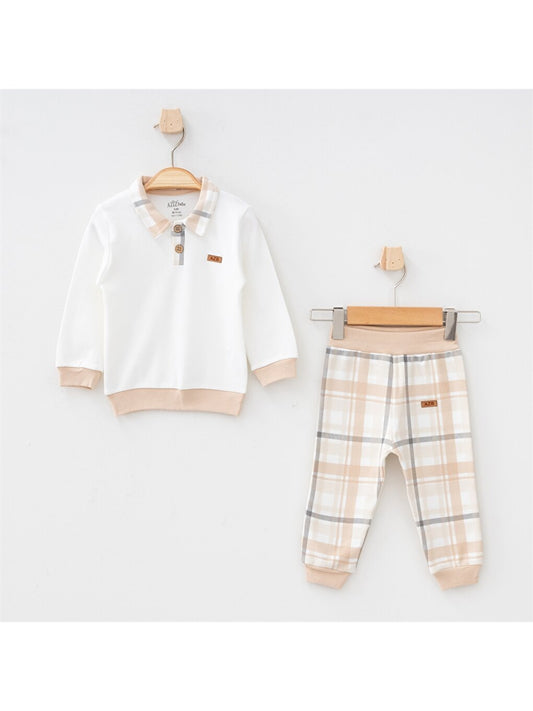 Polo Collar Baby Boy 2 Piece Set