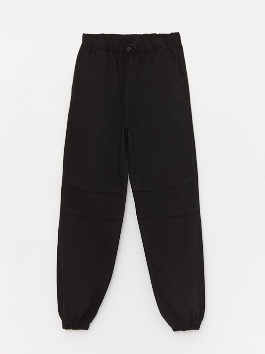 Girls' Elastic Waist Jogger Pants