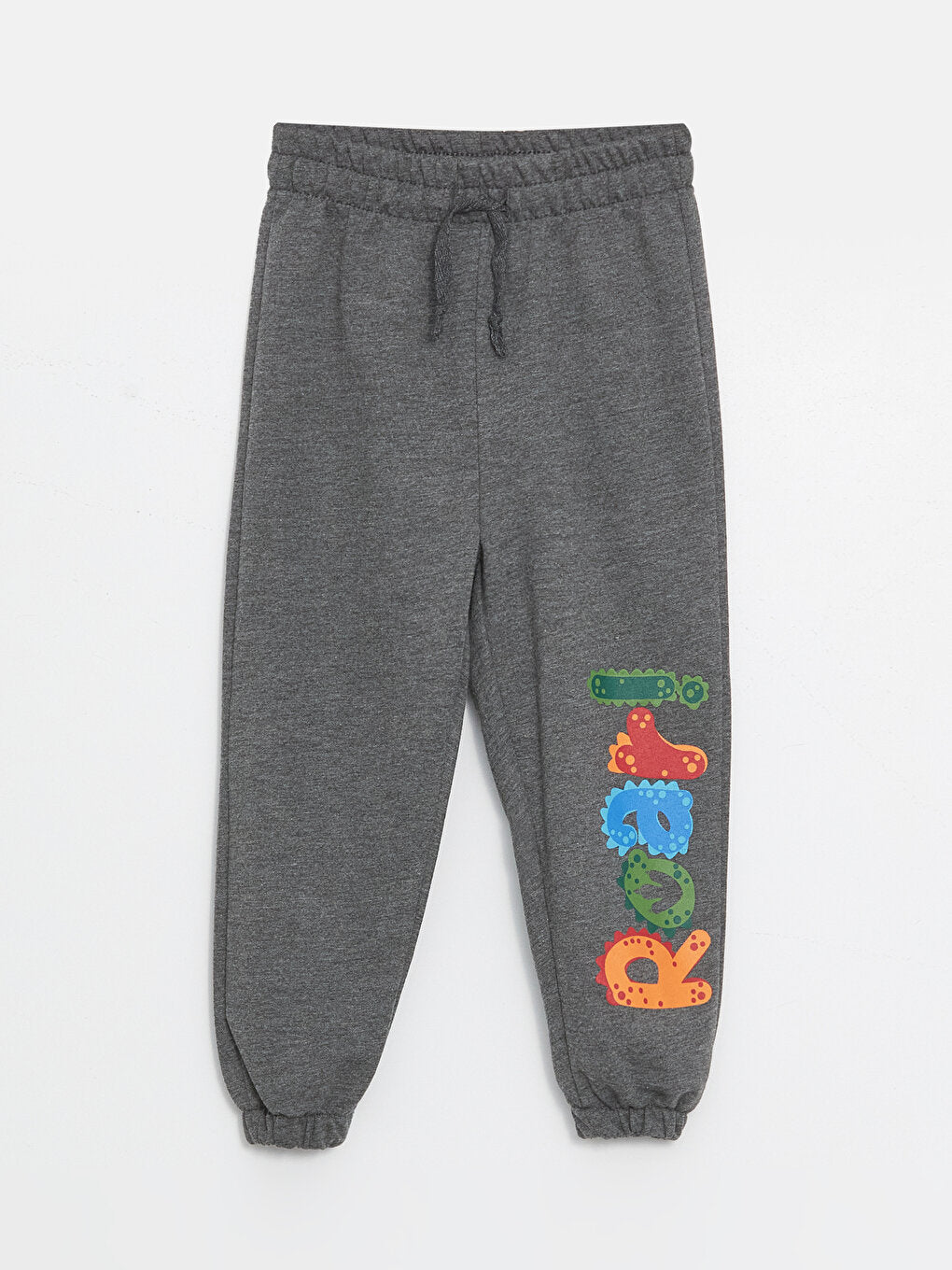 Printed Baby Boy Tracksuit Bottom with Elastic Waist