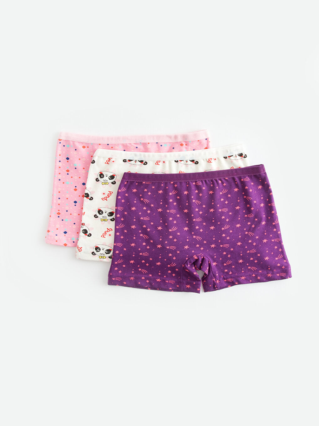 Printed Girls' Boxer 3-Piece