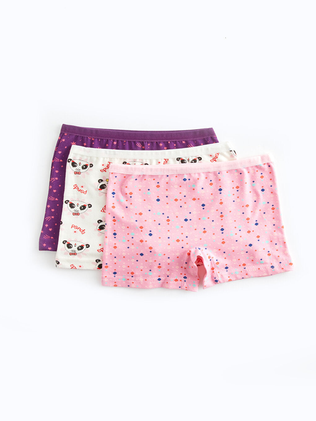 Printed Girls' Boxer 3-Piece