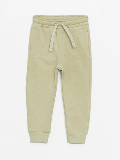 Basic Baby Boy Sweatpants with Elastic Waist