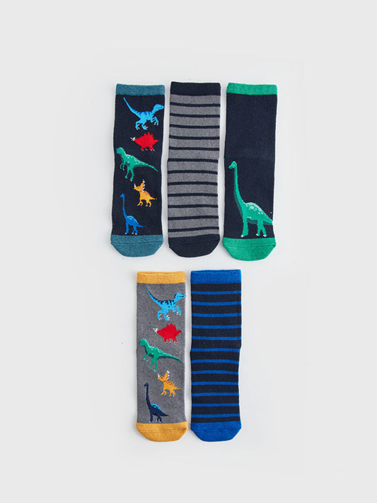 Patterned Boy Socks Pack of 5