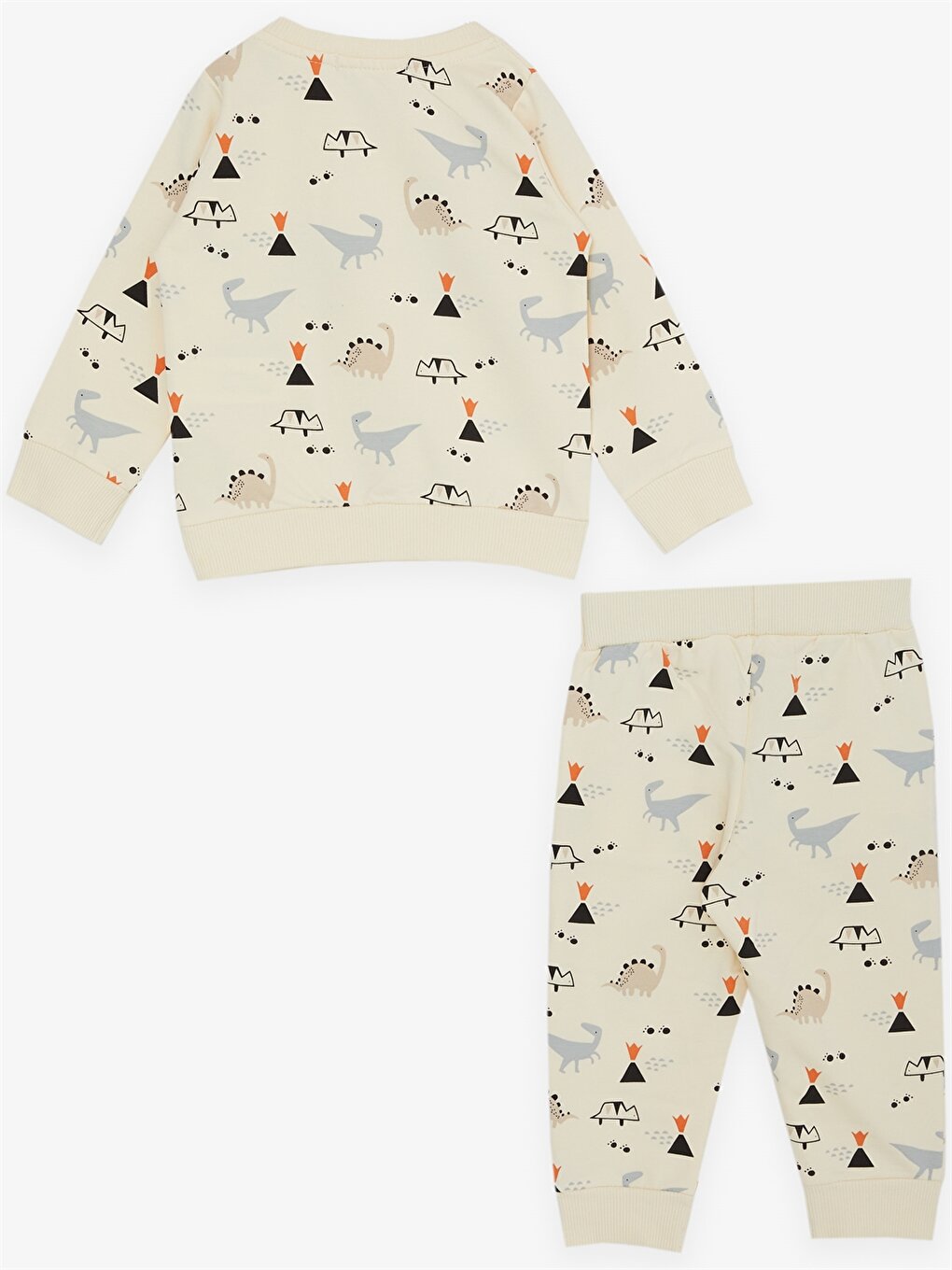 Crew Neck Long Sleeve Baby Boy 2 Piece Set