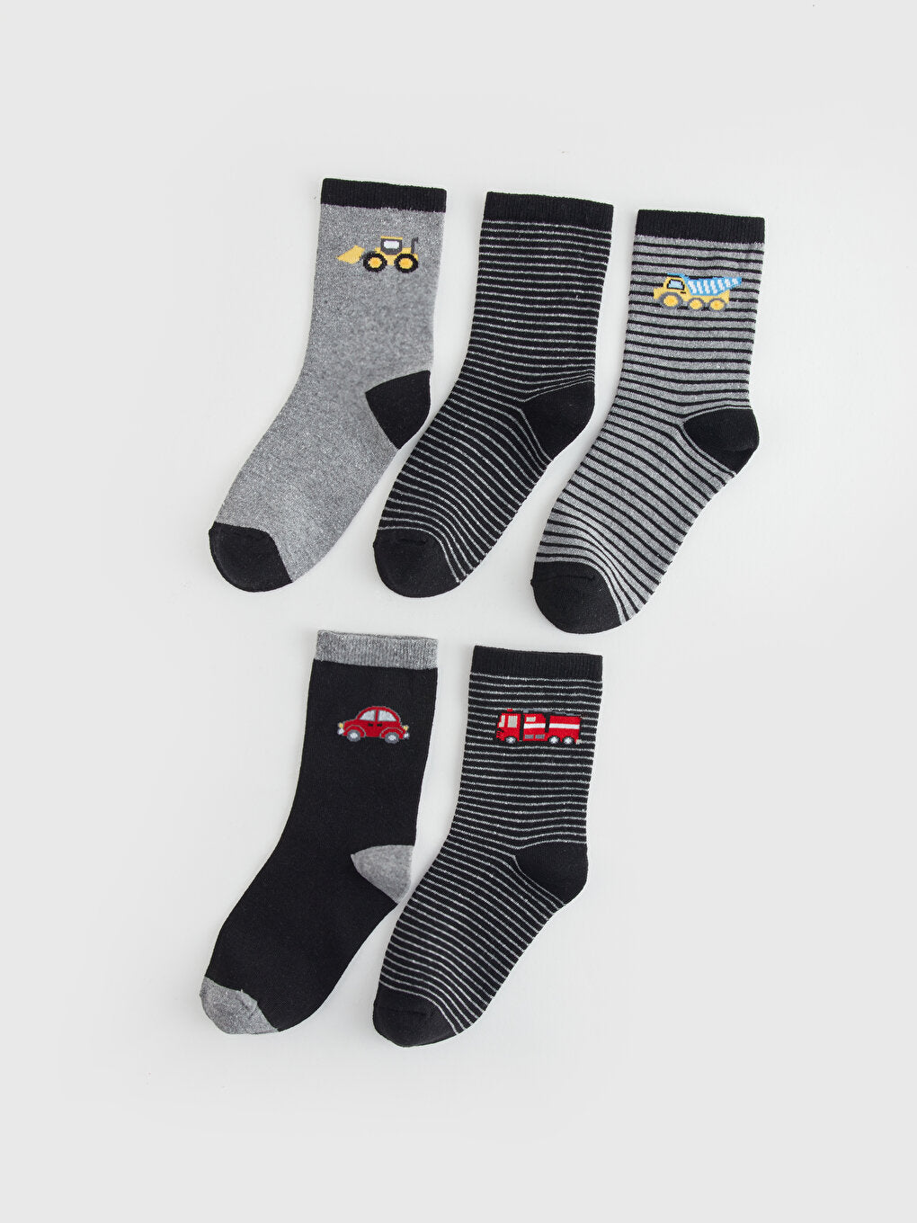 Patterned Boy Socks Pack of 5