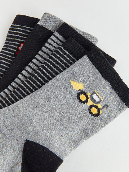 Patterned Boy Socks Pack of 5