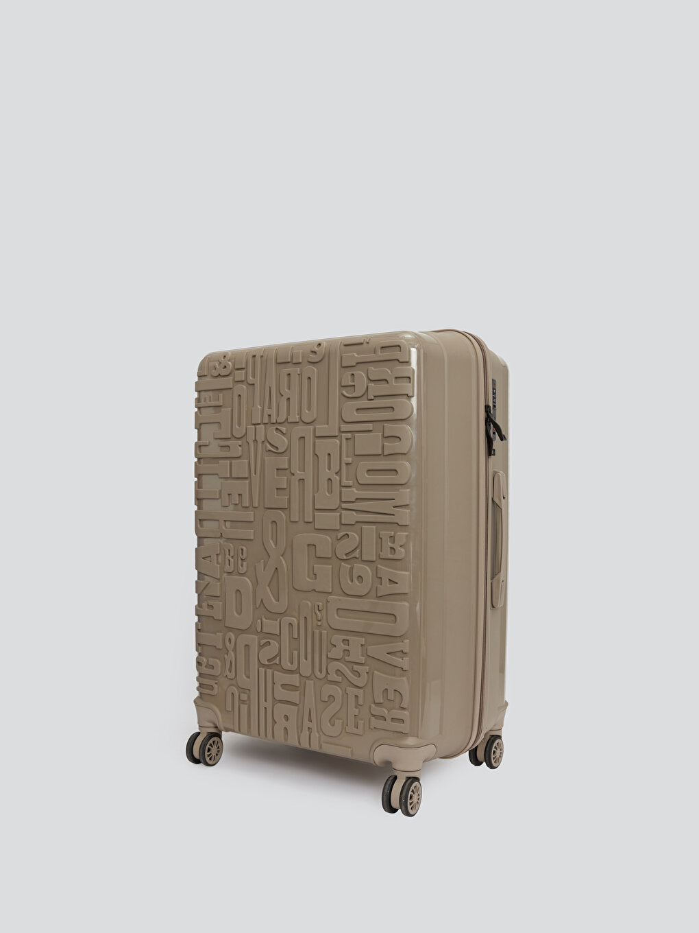 Small Size Suitcase with Printed Lock Detail