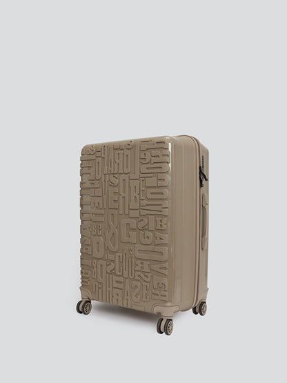 Small Size Suitcase with Printed Lock Detail