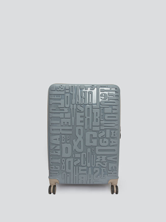 Small Size Suitcase with Printed Lock Detail