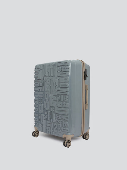 Small Size Suitcase with Printed Lock Detail