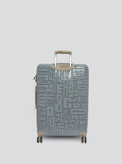 Small Size Suitcase with Printed Lock Detail