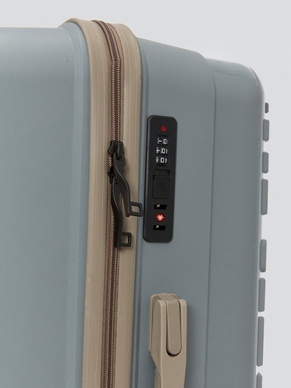 Small Size Suitcase with Printed Lock Detail