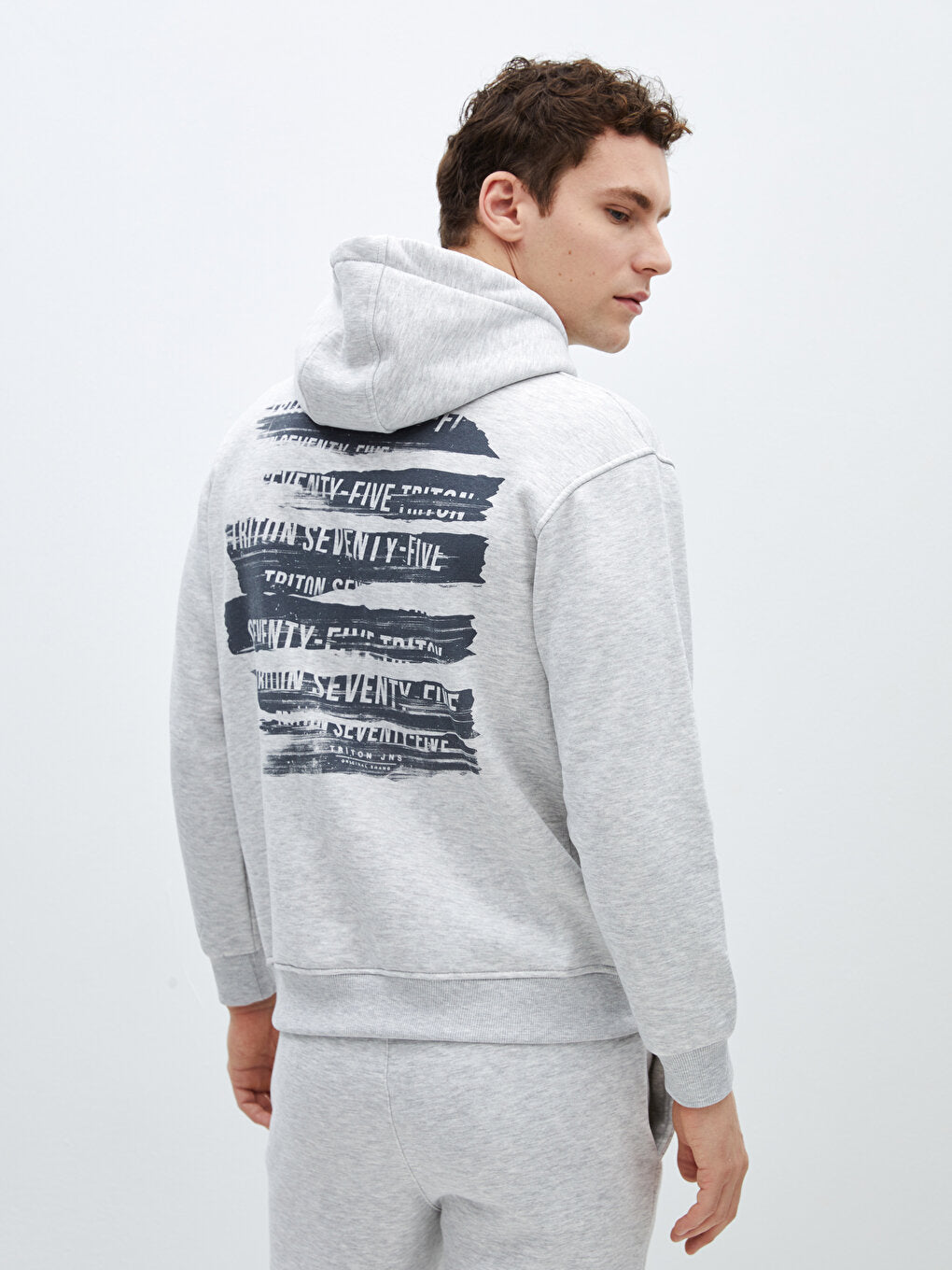 Printed Hooded Men's Sweatshirt