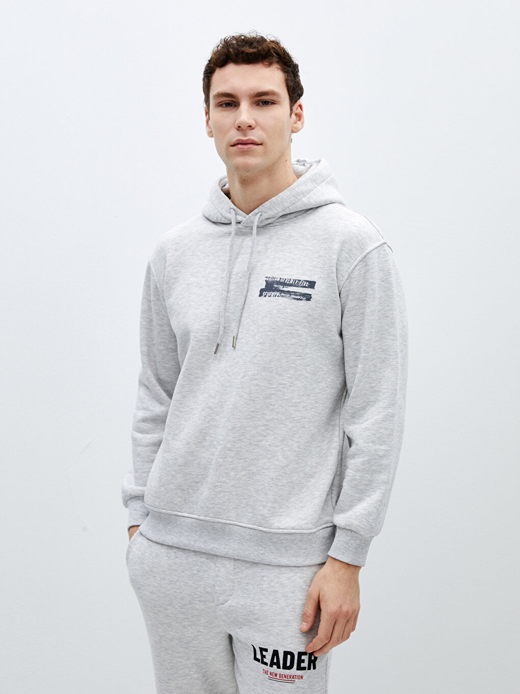 Printed Hooded Men's Sweatshirt