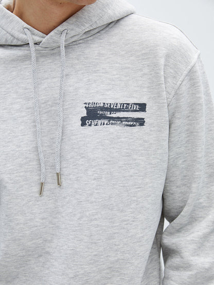 Printed Hooded Men's Sweatshirt