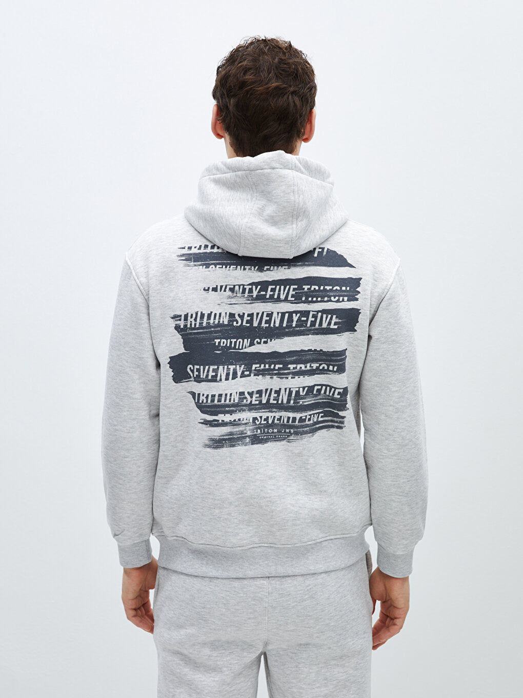 Printed Hooded Men's Sweatshirt