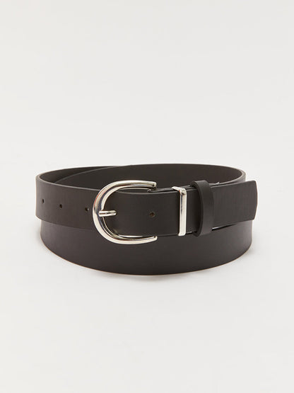 Leather Look Women's Belt