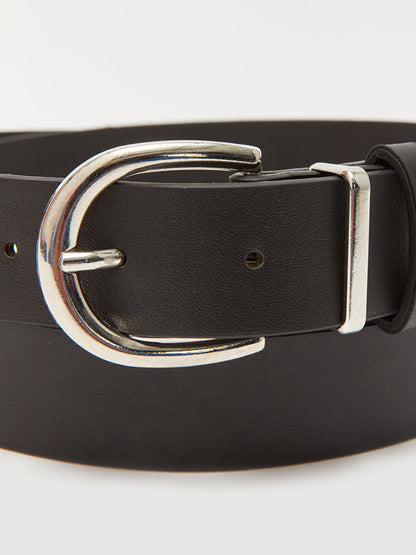 Leather Look Women's Belt