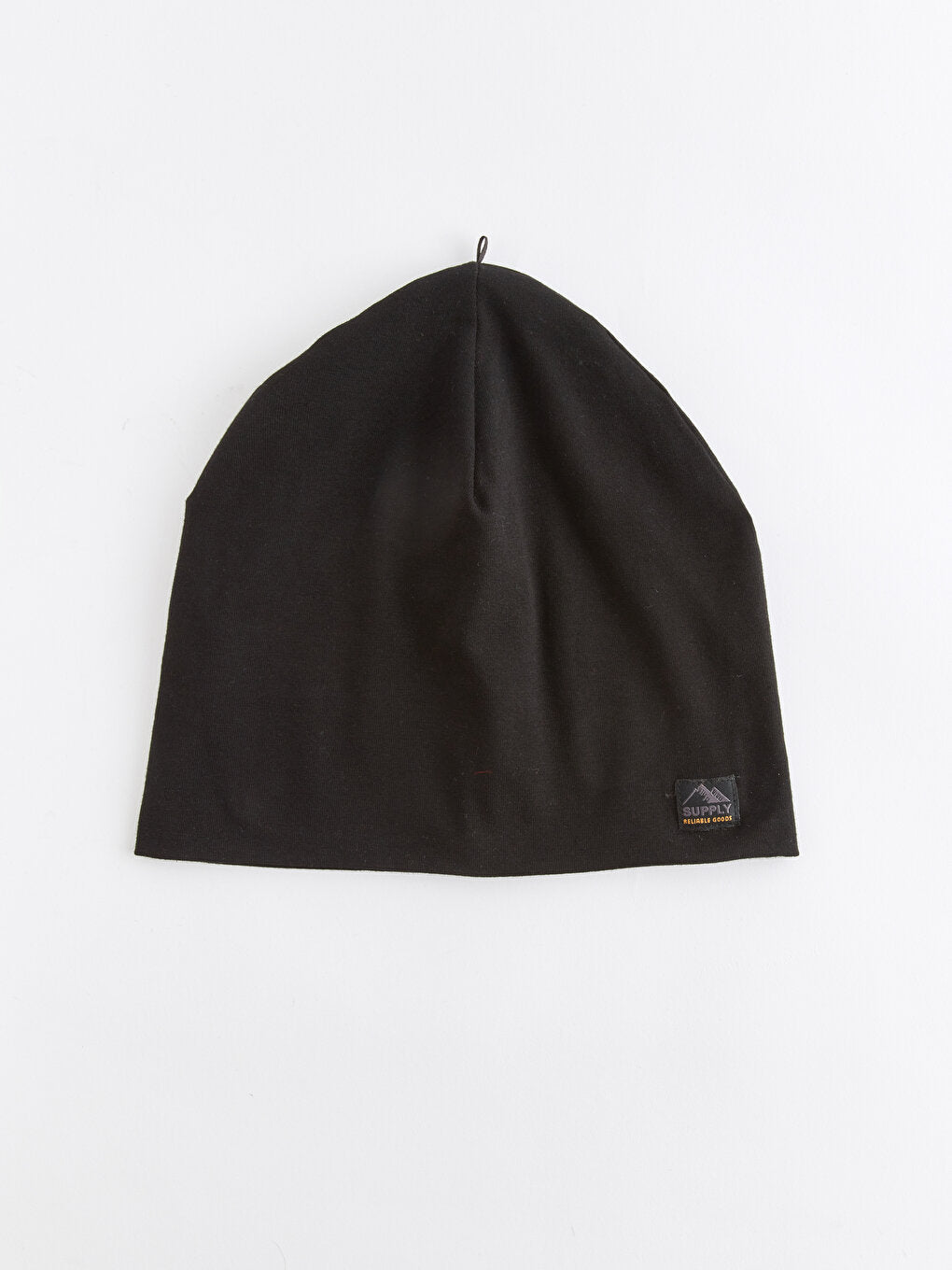 Label Detailed Boy's Knitwear Beanie