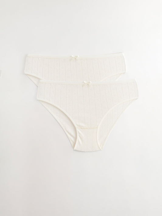 Bow Detailed 2-Piece Panties