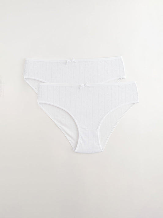 Bow Detailed 2-Piece Panties