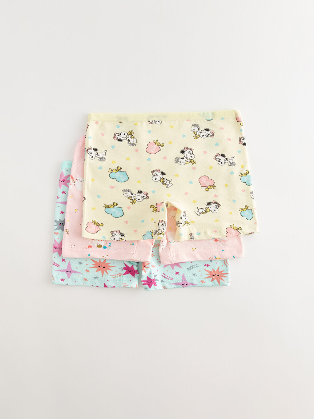 Printed Girls' Boxer 3-Piece