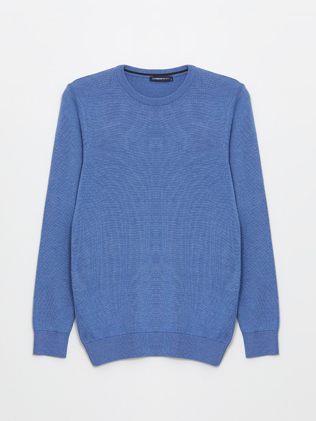 Crew Neck Long Sleeve Men's Knitwear Sweater