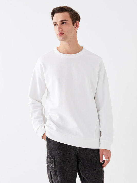 Crew Neck Long Sleeve Men's Sweatshirt