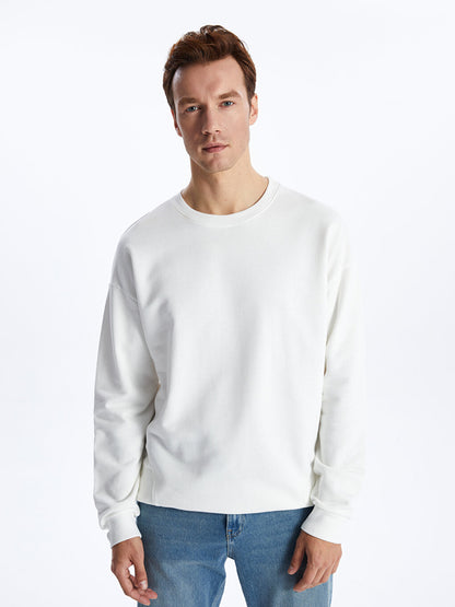 Crew Neck Long Sleeve Men's Sweatshirt