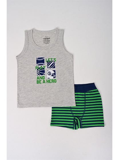 Printed Boys' Underwear Set