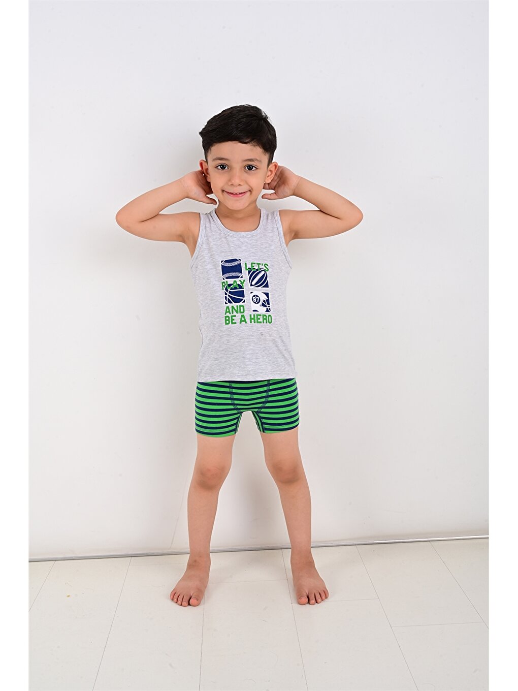 Printed Boys' Underwear Set