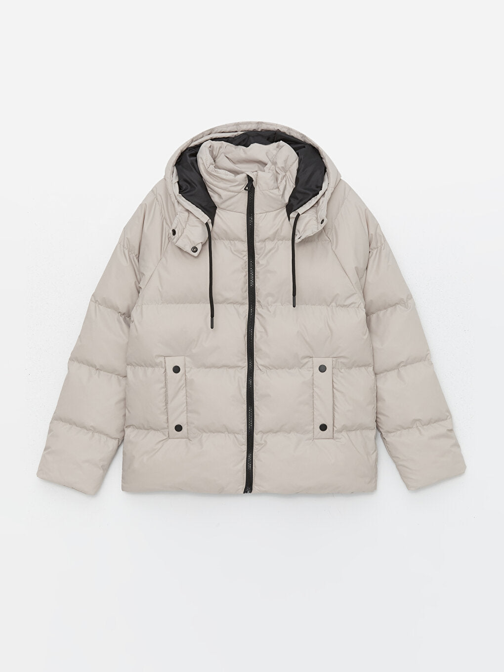 Women's Hooded Plain Puffer Coat