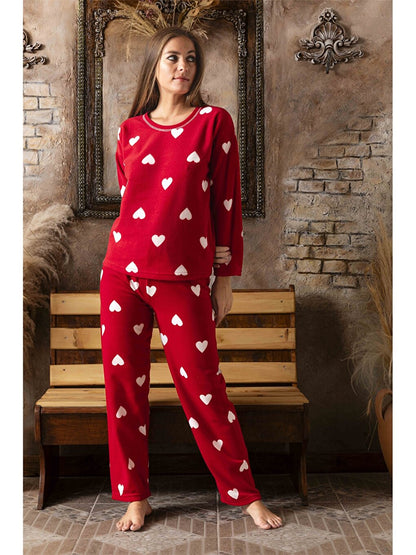 Crew Neck Women's Pajama Set