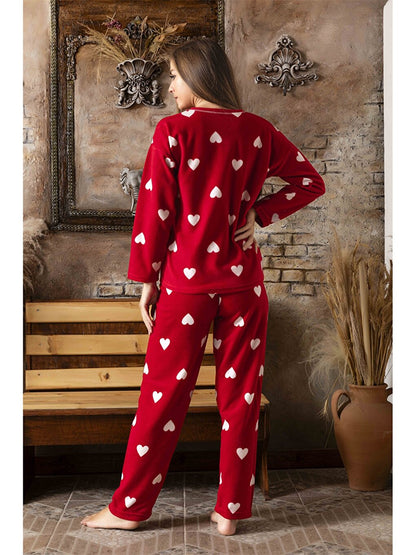 Crew Neck Women's Pajama Set