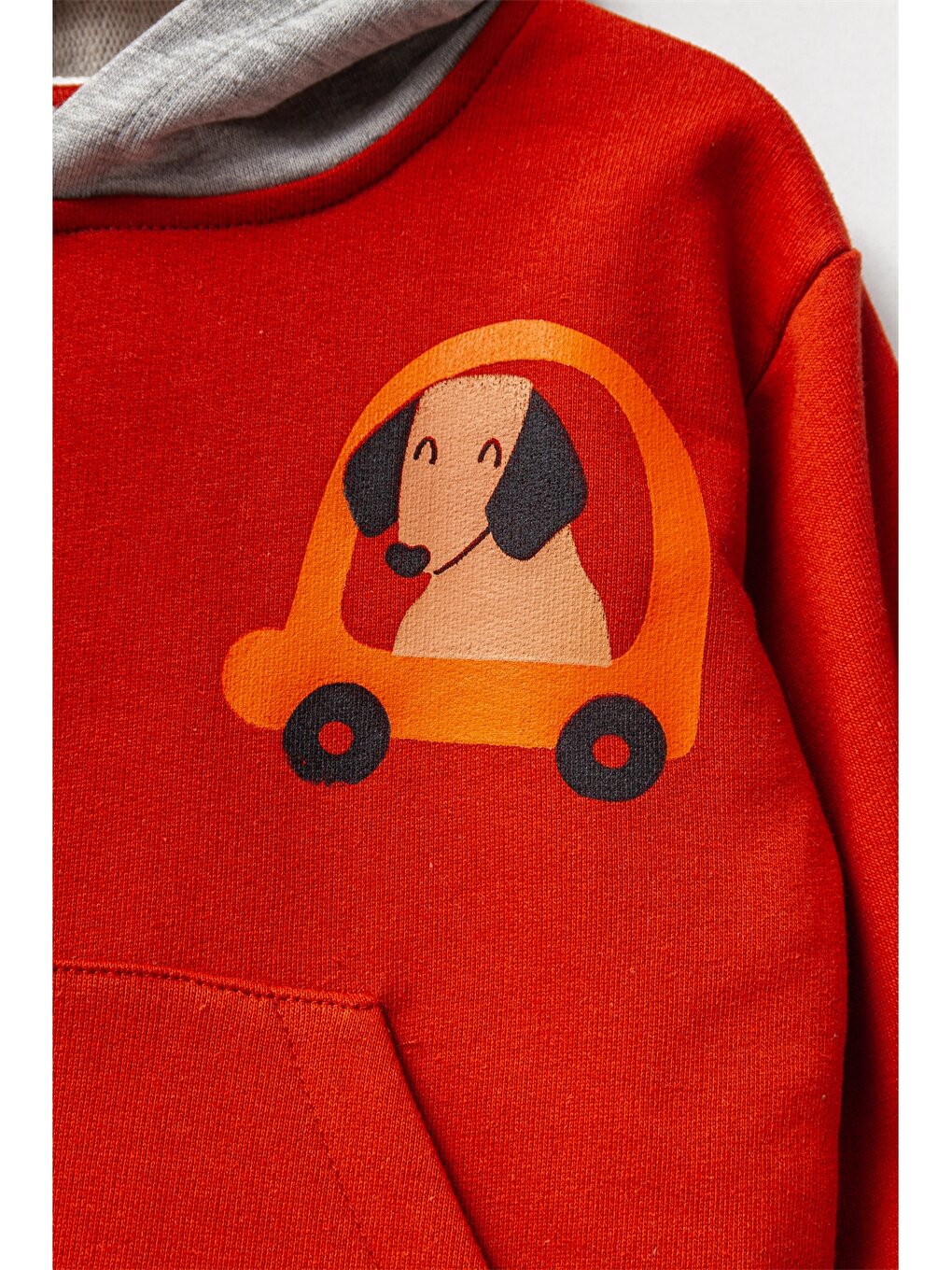 Printed Long Sleeve Baby Boy Hoodie