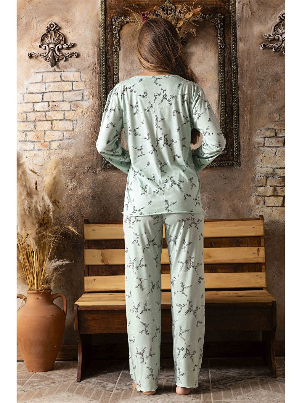 V-Neck Women's Pajama Set