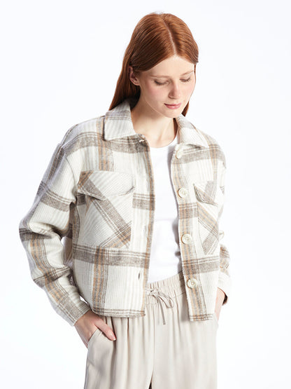 Plaid Long Sleeve Women's Lumberjack Shirt Jacket