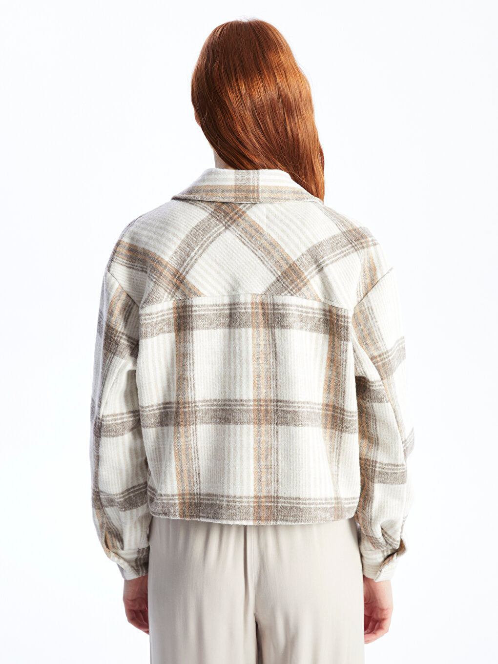 Plaid Long Sleeve Women's Lumberjack Shirt Jacket