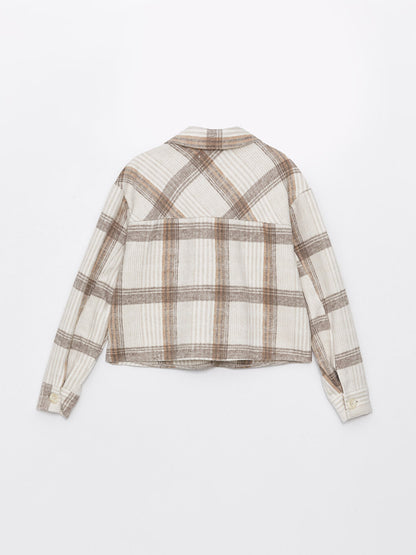 Plaid Long Sleeve Women's Lumberjack Shirt Jacket