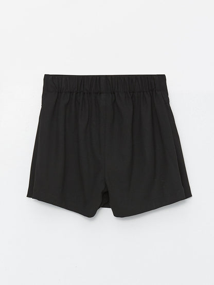 Girl's Short Skirt with Elastic Waist