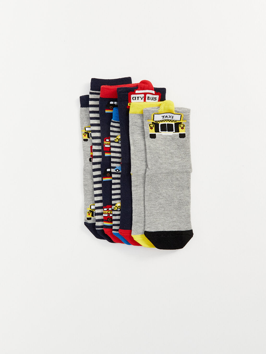 Patterned Boy Socks Pack of 7