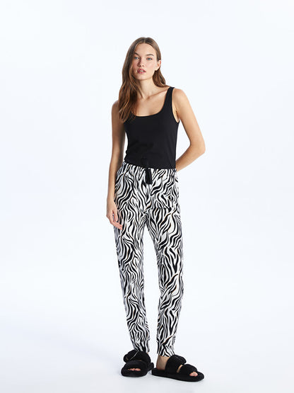 Printed Women's Jogger Pajama Bottom with Elastic Waist