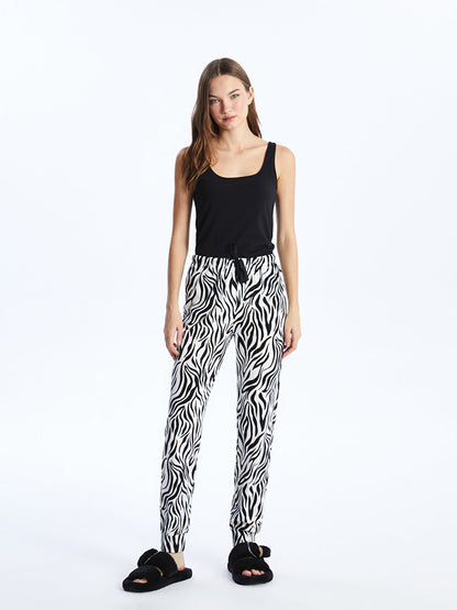 Printed Women's Jogger Pajama Bottom with Elastic Waist