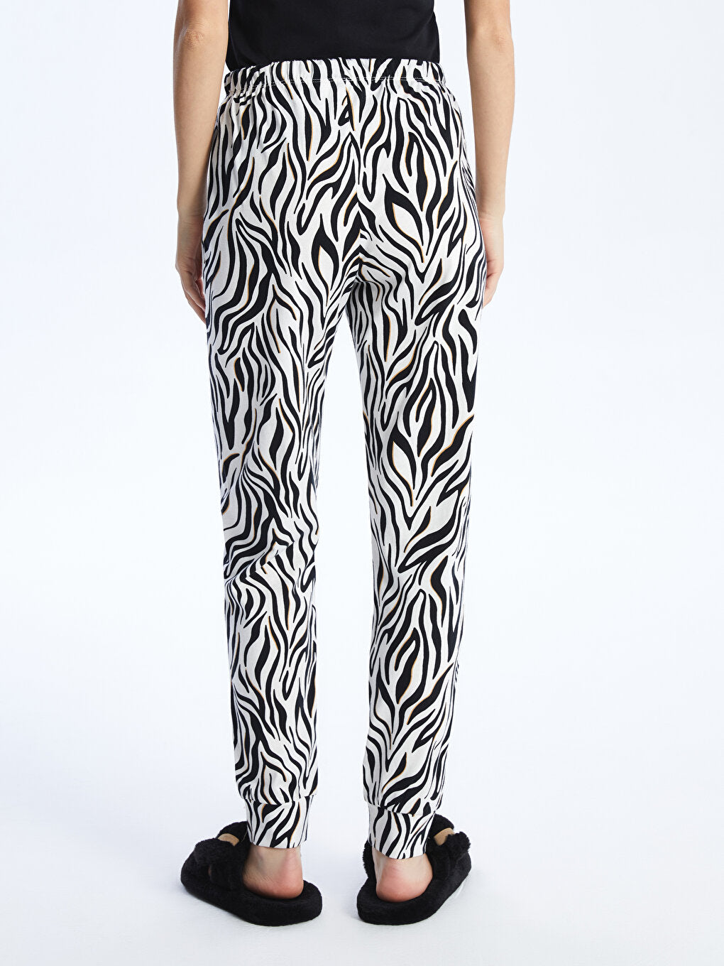 Printed Women's Jogger Pajama Bottom with Elastic Waist