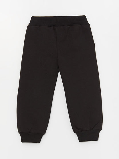 Basic Baby Boy Sweatpants with Elastic Waist