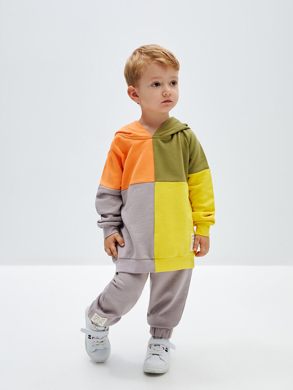 Hooded Long Sleeve Baby Boy 2-Piece Set